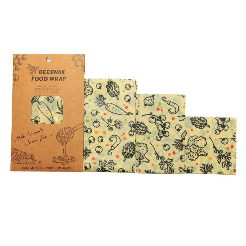 Wrap It Up – Beeswax Wraps (Set of 3)