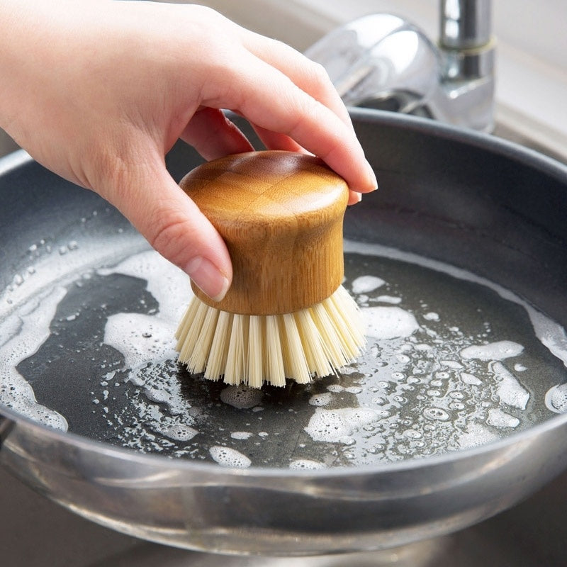 Brush Away - Bamboo kitchen cleaning brush