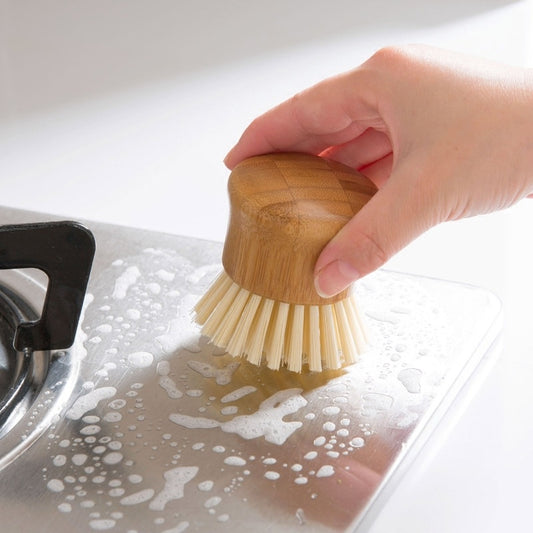 Brush Away - Bamboo kitchen cleaning brush