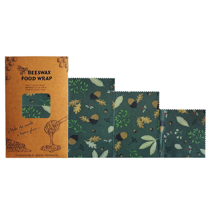 Wrap It Up – Beeswax Wraps (Set of 3)