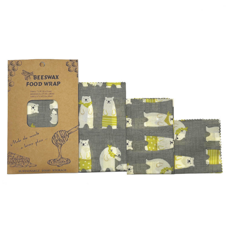 Wrap It Up – Beeswax Wraps (Set of 3)